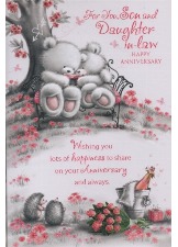 For You, Son And Daughter-in-Law Happy Anniversary